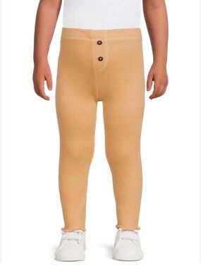 Easy-Peasy Organic Baby Textured Leggings, SZ 3T Oatmeal color